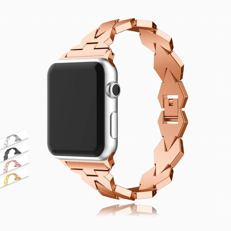 1363599720529SquarePicture.png A Slim Ladies Diamond Shape Steel Designer Strap Series 7 6 - Image 1