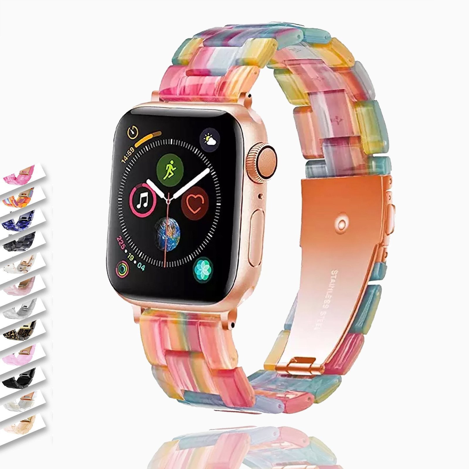 5866172580008.jpg A Band Series 7 6 5 Colorful Ceramic Wband Durable Resin - Image 1