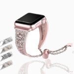 Women Diamond Band For A Series 8 7 6 5 4 3  stainless steel strap